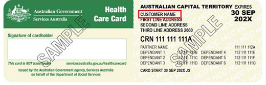 2024 Health Care Card